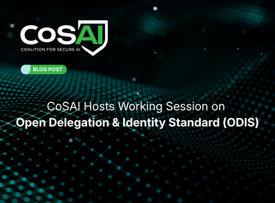 CoSAI Hosts Working Session on Open Delegation & Identity Standard (ODIS)
